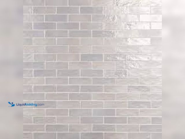 Lot 49-5419709 - Approx 48 sq ft. Ivy Hill Tile Amagansett Fog Gray 2 in. x 8 in. Mixed Finish Ceramic Subway Wall Ti...