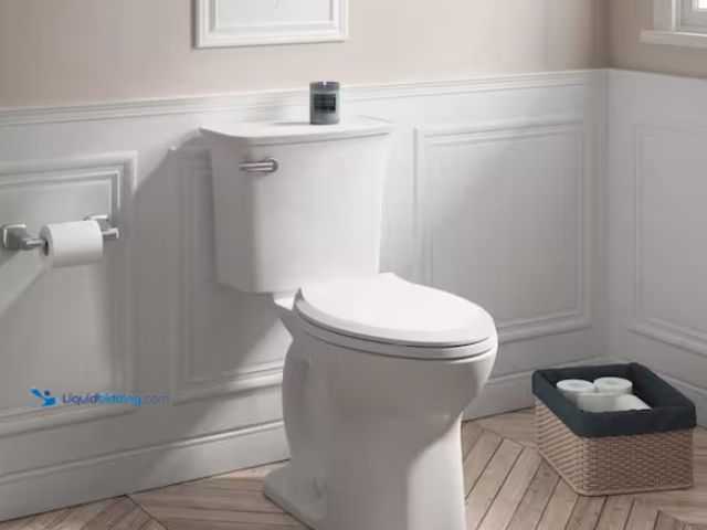 Lot 49-1550466 - American Standard Elogated Toilet Seat Super Kit in Alpine White, Model # I1252S, Unused.  Ref#HDPA1...