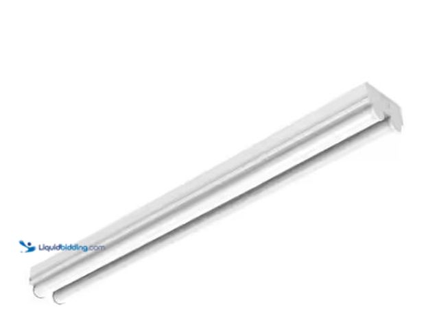 Lot 49-1577086 - Metalux 8 ft. 2-Light Linear White Integrated LED Garage Strip Light with 8913 Lumens, 4000K, Model ...