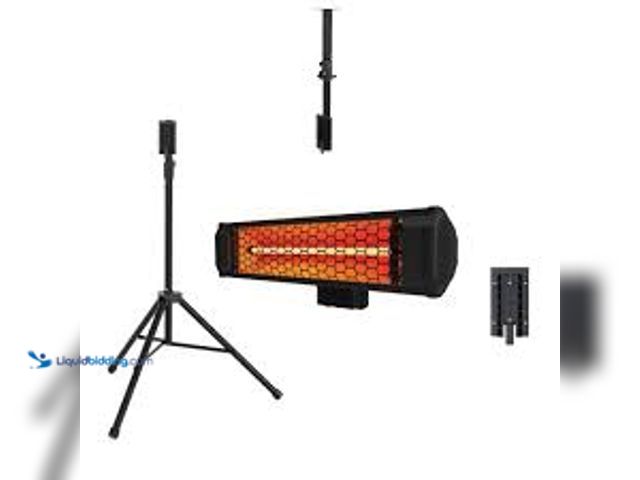 Lot 49-5488340 - HEAT STORM Tradesman 1500-Watt Electric Indoor/Outdoor Quartz Infrared Portable Space Heater w/Tripo...