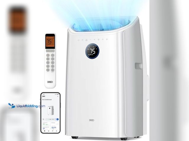 Lot 49-5448506 - Dreo Portable Air Conditioners, 12,000 BTU AC Unit for Bedroom with Drainage-free Cooling, 46dB Quie...