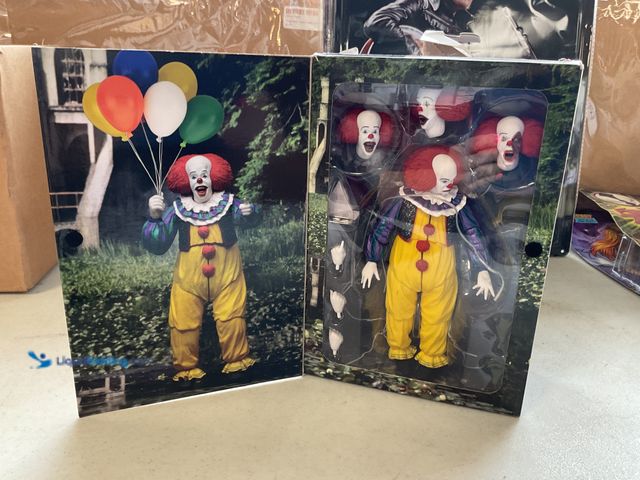 Lot 49-5341507 - 2018 NECA IT THE MOVIE PENNYWISE ACTION FIGURE IN ORIGINAL BOX
