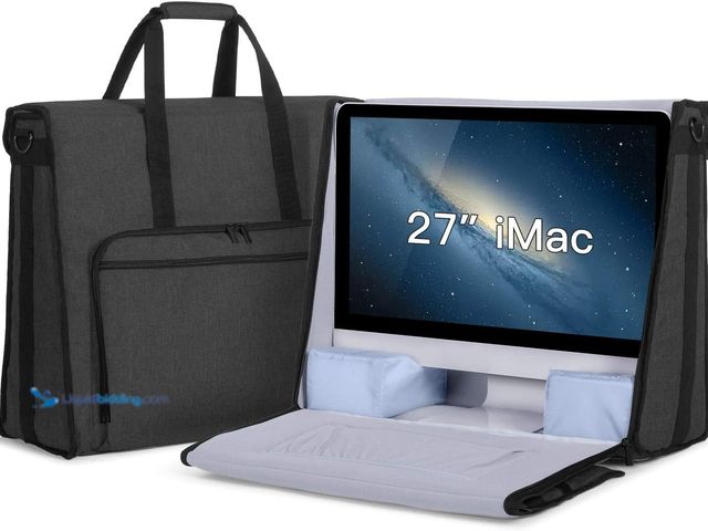 Lot 49-3513561 - Damero Carrying Tote Bag Compatible with Apple 27" iMac Desktop Computer, Travel Storage Bag for iMa...
