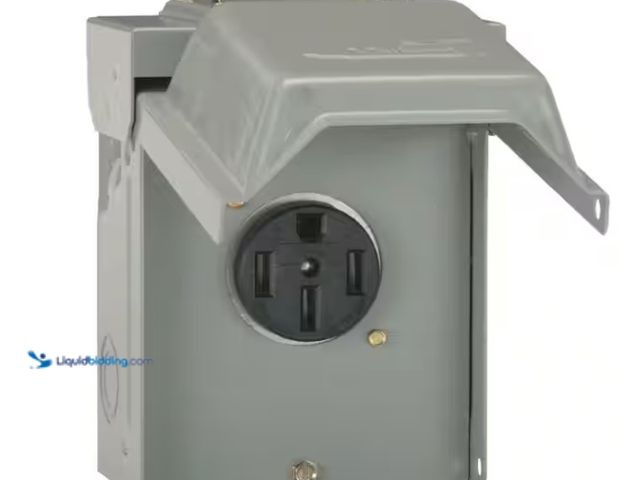 Lot 49-1574789 - Midwest Electric Products 50 Amp Temporary RV Power Outlet, Model # U054P, Unused.   Ref#HDPA0205