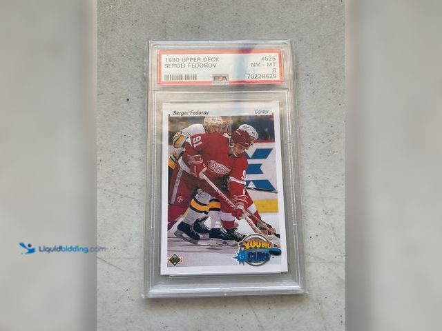 Lot 49-1804619 - WOW GRADED CARD! 1990 UPPER DECK SERGEI FEDOROV