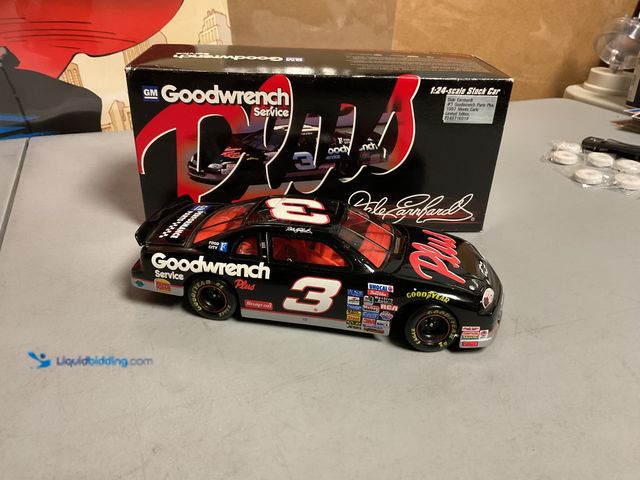 Lot 49-1505369 - COLLECTIBLE AMAZING 1/24 DIE CAST METAL 1997 MONTE CARLO #3 GOODWRENCH PARTS PLUS DALE EARNHARDT COL...