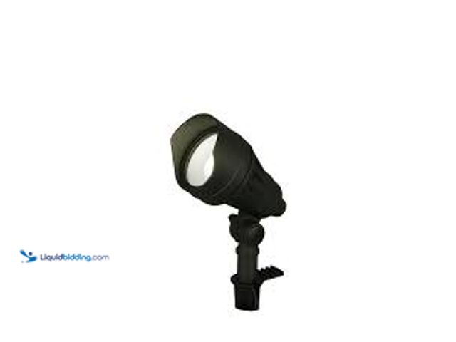 Lot 49-5489087 - QTY 3 - Hampton Bay 390 Lumen Millennium Black Adjustable Light Color Integrated LED Outdoor Landsca...