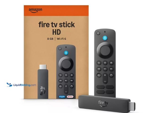 Lot 49-5574032 - Amazon Fire TV Stick HD (2026). Unused with attachments.
