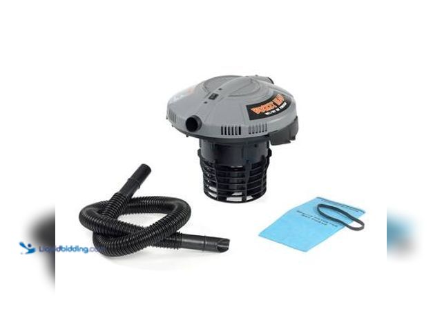 Lot 49-5559274 - Shop Bucket Head 5 Gal. 1.75 Peak HP Wet Dry Vac Powerhead Shop Vacuum with Filter, Hose (Compatible...