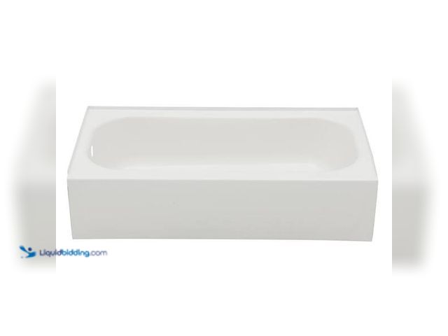 Lot 49-5452808 - Bootz Industries
Aloha 60 in. x 30 in. Alcove Soaking Bathtub with Left Drain in White Internet # 3...