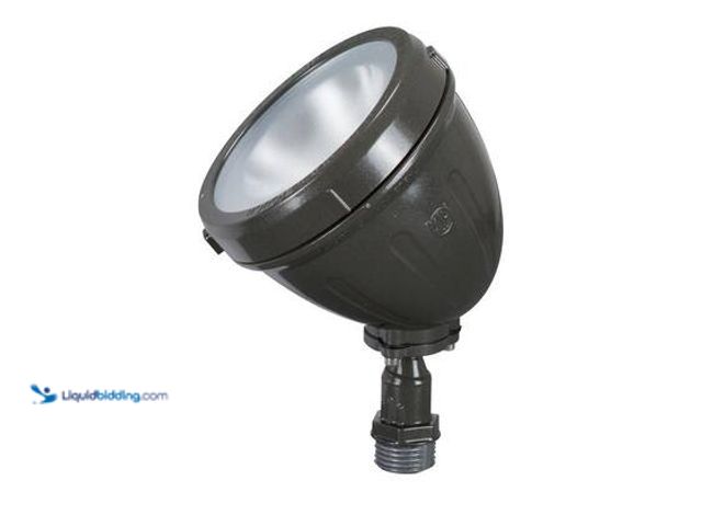 Lot 49-5544241 - QTY 2 - Commercial Electric 14-Watt 1100 Lumens CE Bronze Hardwired Integrated LED Metal Spot Landsc...