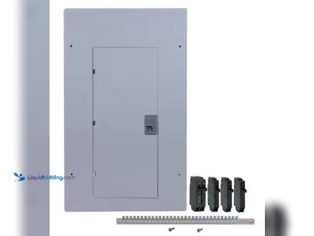 Lot 49-5436180 - GE 200 Amp 20-Space 40-Circuit Main Lug Indoor Load Center Contractor Kit. Model # TLM2020CCUGK. Unu...