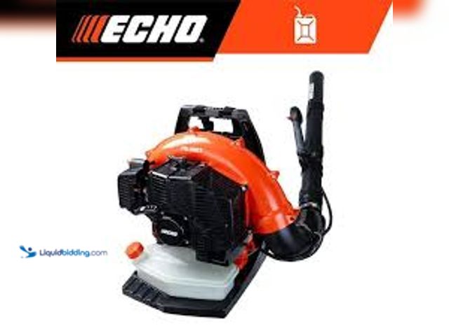 Lot 49-5475705 - ECHO 216 MPH 517 CFM 58.2cc Gas 2-Stroke Backpack Leaf Blower with Tube Throttle. Model # PB-580T. U...