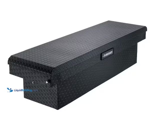 Lot 49-2000113 - Husky Crossbed Truck Tool Box in Aluminum, 71.36 in. Full-Size, in Matte Black, Model # 102100-53-01...