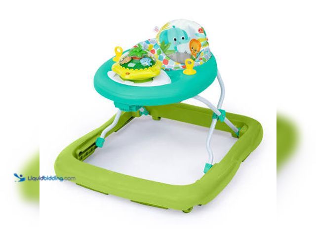 Lot 49-2021856 - Bright Starts Wander lights 2-in-1 Baby Walker for Infants, Blue, Green. Model #6776472238. MSRP $56...