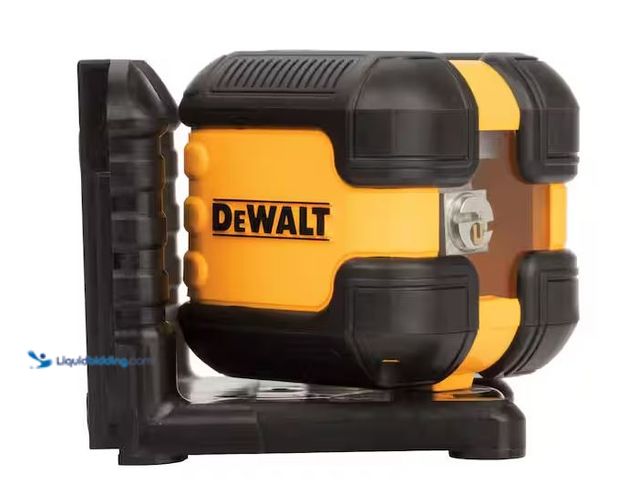 Lot 49-1630823 - DEWALT 40 ft. Red Self-Leveling Cross Line Laser Level with (2) AA Batteries & Case, Model # DW08802...