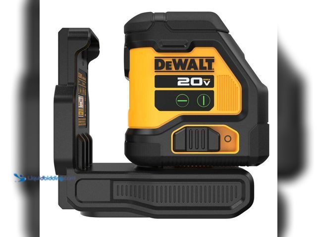 Lot 49-5405802 - DEWALT
20V Green Cross Line Laser Level (Tool-Only) Unused