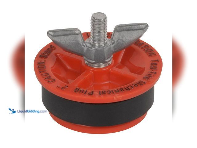 Lot 49-5413518 - Test-Tite
83594 Twist-Tite ABS Mechanical Test Plug, For 4-Inch NPS (End-of-Pipe Use Only)
