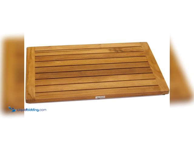 Lot 49-5406608 - Aqua teak The Original Spa Teak Bath and Shower Mat, Model # 302, Unused.