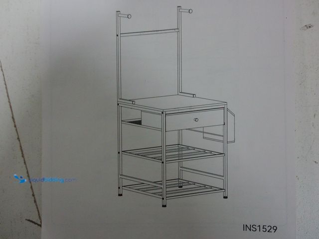 Lot 49-1570023 - Sunnacate 3D Printer Storage Table, White, Unused.  Ref#CRS0114