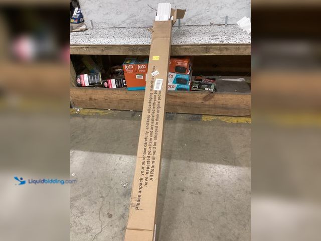 Lot 49-5486652 - Wooden White Wall Panels with Hinges Item is used, chips on top, dirty with scuffs