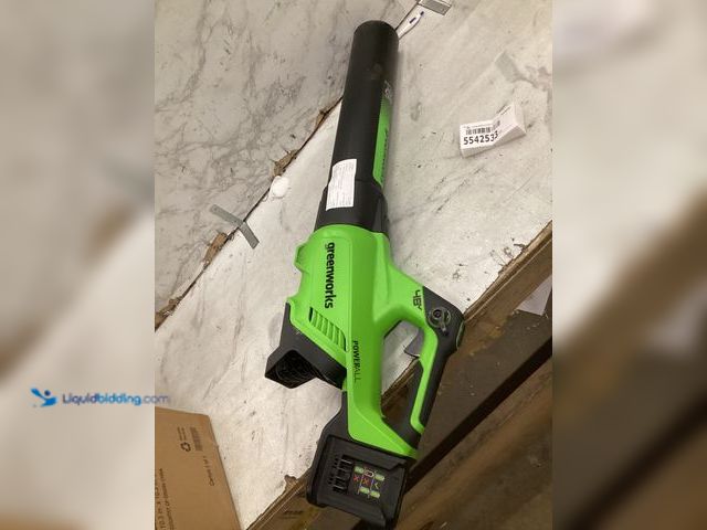 Lot 49-5542533 - Greenworks 48V Powerall Leafblower, Used with no battery, charger, or attachments
