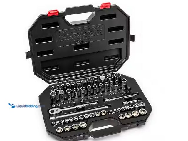 Lot 49-1576935 - Husky 3/8 in. Drive Mechanics Tool Set (70-Piece) Model # H70MTS3D, Used  Ref#AHDSB0205