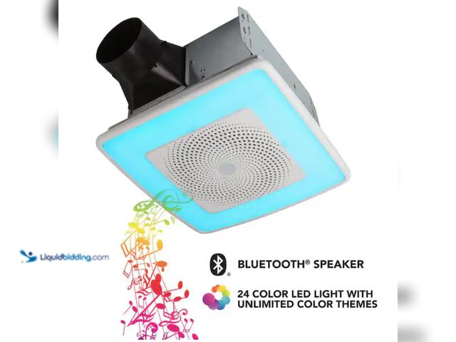 Lot 49-2000400 - Broan-NuTone Sensonic Series 110 CFM Ceiling Bathroom Exhaust Fan with Speaker and Bluetooth Wireles...