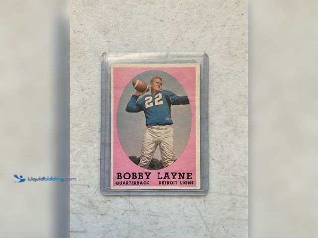 Lot 49-1977104 - Other 1958 TOPPS BOBBY LAYNE #2 FOOTBALL CARD #COINS0723