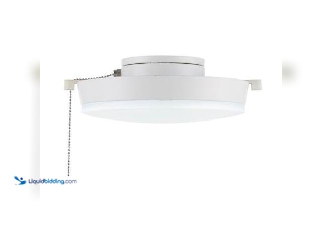 Lot 49-5581481 - Hampton Bay White Universal Integrated LED Ceiling Fan Light Kit with 3CCT Model # BAL-LK-026 UNUSED...
