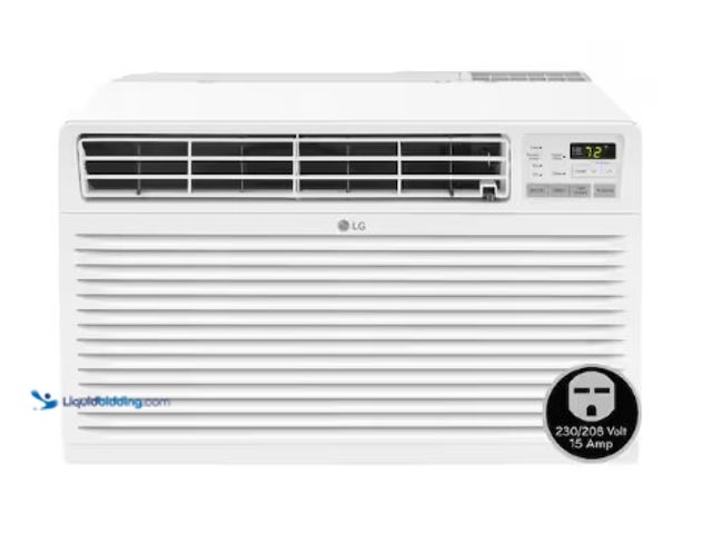 Lot 49-1531403 - LG 14,000 BTU 230-Volt Through-the-Wall Air Conditioner Cools 700 Sq. Ft. with Dehumidifier in White...
