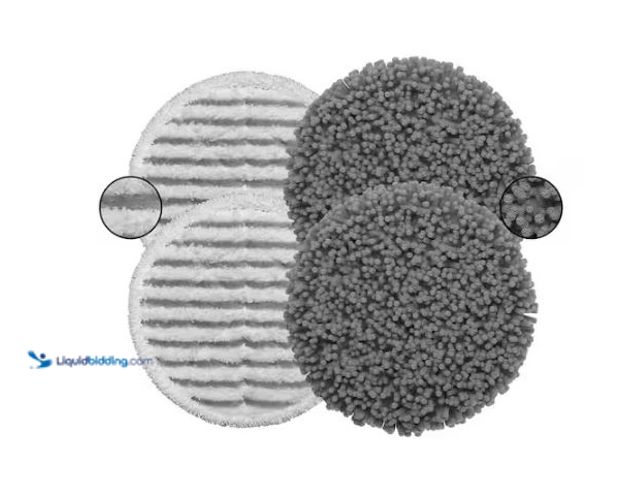 Lot 49-1624403 - Lot of (2) Shark Steam and Scrub Dirt Grip Soft Scrub and Dusting 4-Piece Washable Pads Model # XKIT...