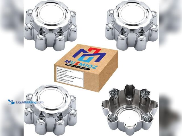 Lot 49-5546265 - Wheel Center Hub Cap 909-042 (Set of 4),Center Cover Hubcap Fit 8 Lug Wheels Compatible with Ford Ex...