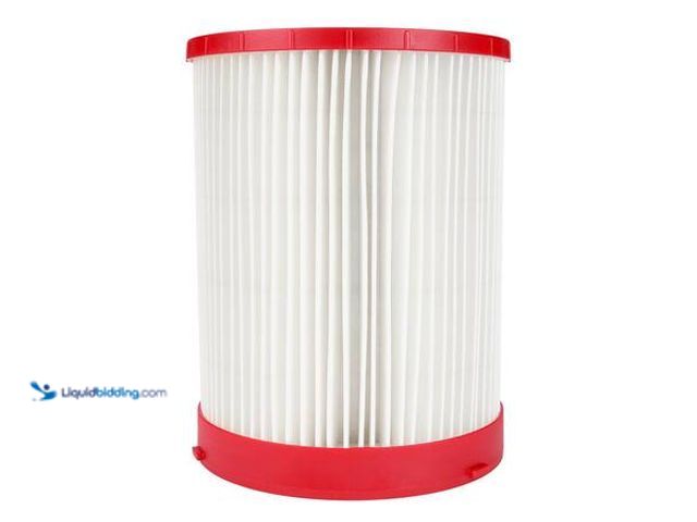 Lot 49-5548949 - Milwaukee Large Wet/Dry Shop Vacuum HEPA Filter (1-Pack)Model # 49-90-1977 UNUSED.