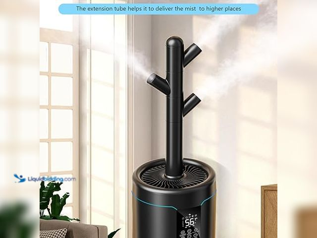 Lot 49-5475977 - Hiswelle Large Humidifiers for Bedroom, 4.5 Gal Cool Mist Humidifier for Large Room Whole House. Mod...