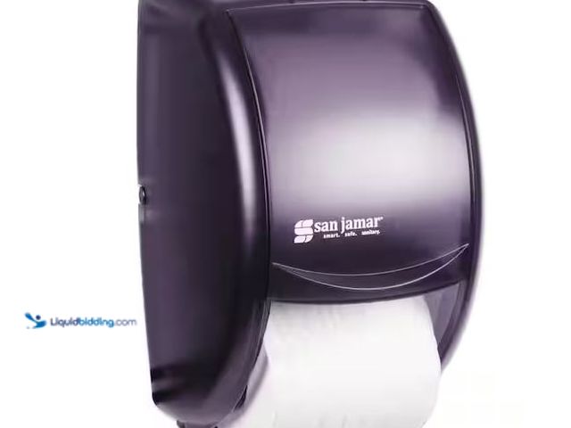 Lot 49-1576600 - San Jamar 2-Roll Toilet Tissue Dispenser Model # SJMR3500TBK, Unused, Factory Packed  Ref#BINHD0130