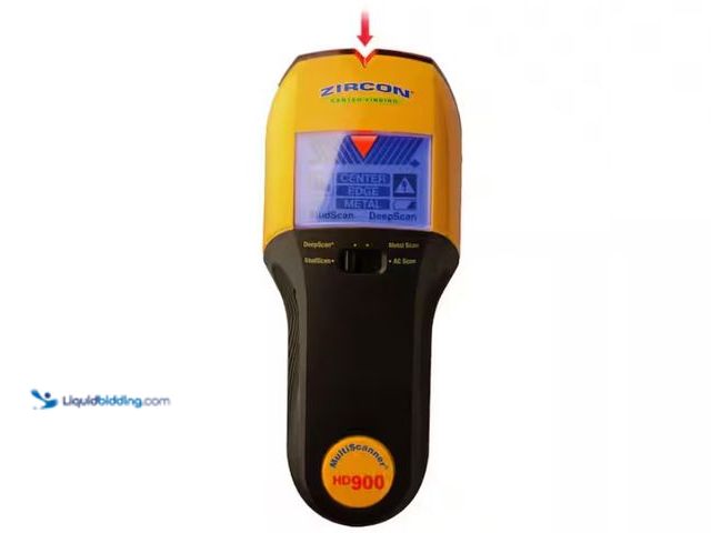Lot 49-1547875 - Zircon MultiScanner HD900 3 in. Multifunction Stud Finder, Model # 66232, Slightly used.  Ref#HDPA-1...