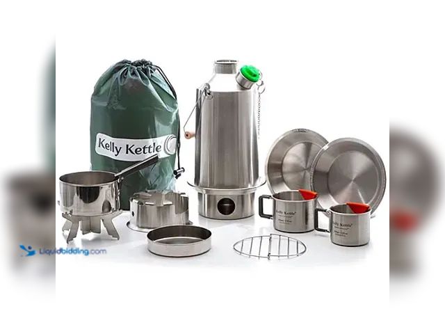 Lot 49-1548784 - Kelly Kettle Ultimate Base Camp Kit, Application: Backpacking, Camping, Additional Features: All-In-...