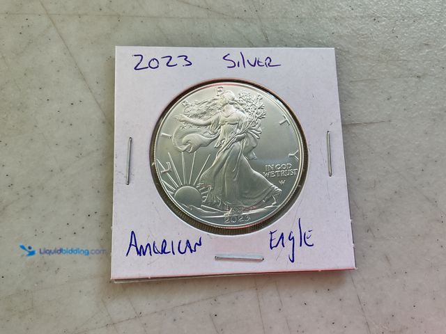 Lot 49-1505526 - 2023 SILVER AMERICAN EAGLE 1OZ SILVER ONE DOLLAR COIN #COINS1211