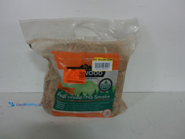 Lot 49-1561124 - (8-Pack) Green Mountain Smokeless Real Wood Fire Logs & Fire Starters, Model # 576634855, Unused.   ...