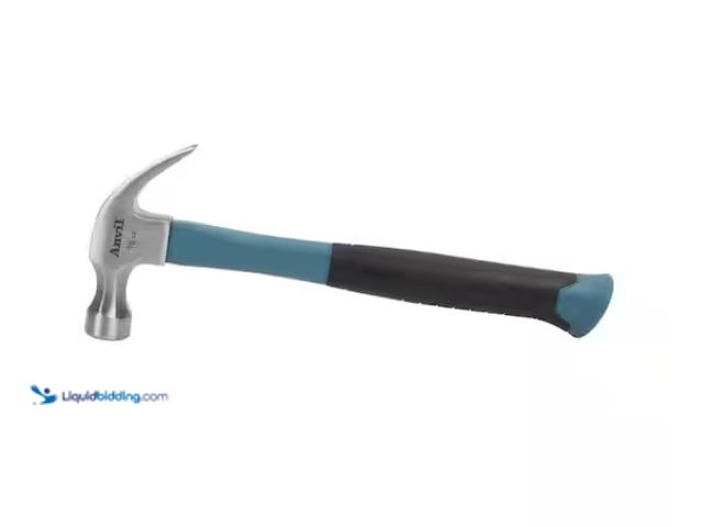 Lot 49-1622525 - Lot of (2)Anvil 16 oz. Fiberglass Claw Hammer and (2) Stanley
16 oz. Rubber Mallet, Model # 99973/S...