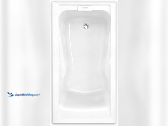 Lot 49-5463547 - American Standard 2425V-RHO002.020 Evolution 5-Feet by 32-Inch Deep-Soak Bathtub with Apron Left Han...