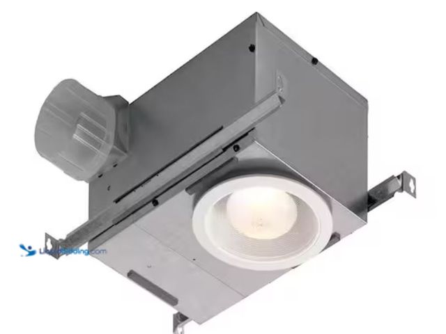 Lot 49-1631351 - Broan-NuTone 70 CFM White Bathroom Exhaust Fan with Light, Model # 744, New. (NOTE: Factory sealed.)...