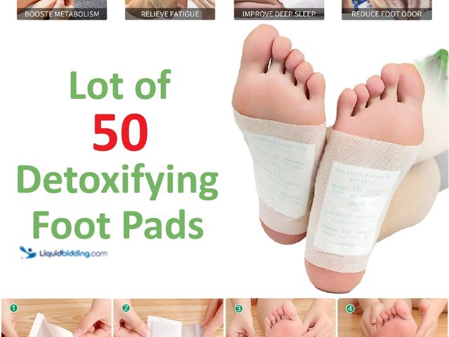 Lot 49-1616168 - Lot of 50 Detoxifying Foot Pads - NEW -  Can effectively promote blood circulation pain and swelling...