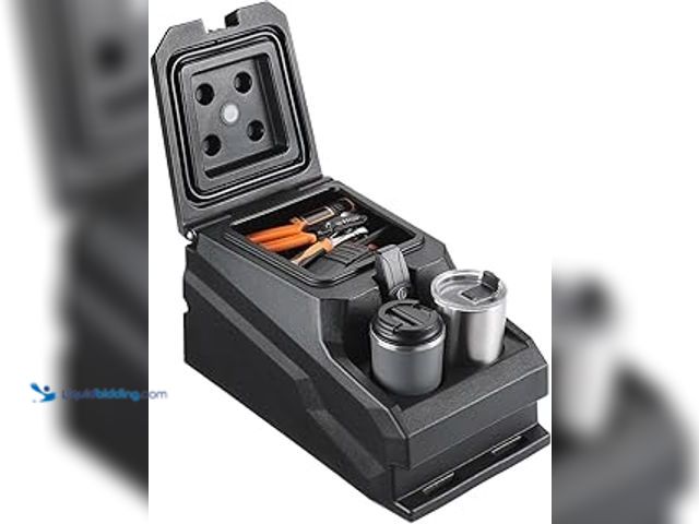 Lot 49-3600172 - KEMIMOTO UTV Center Console Bench Seat Box Compatible with Polaris Ranger 1000/XP 1000/Crew 2017-202...