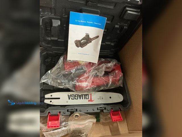 Lot 49-5463312 - Li-ion Battery Portable Chain Saw (no battery/charger) (attachments and case included) (unable to te...