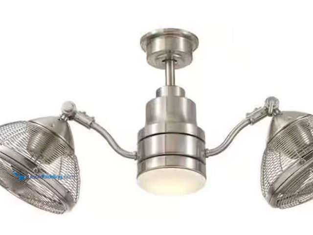 Lot 49-3531433 - Home Decorators Collection
Pendersen 42 in. Integrated LED Indoor/Outdoor Brushed Nickel Ceiling Fa...