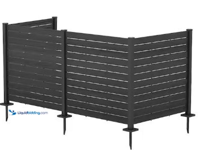 Lot 49-1517207 - KOZYARD
4 ft. W x 4. 17ft. H Outdoor Privacy Screens Framed Flat Fence Panels Kit for AC, Trash Can...