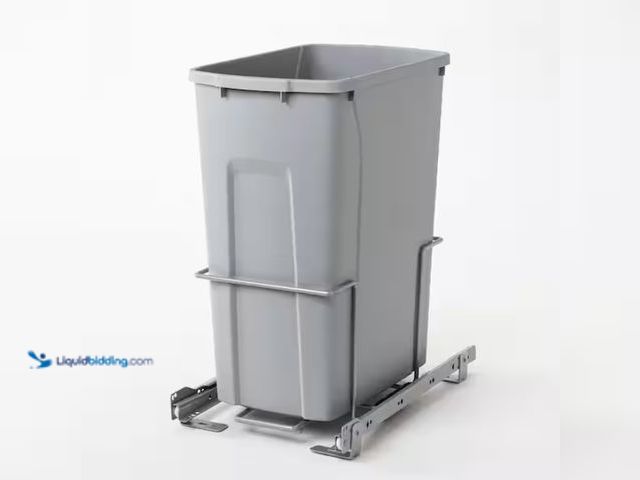 Lot 49-1567539 - Real Solutions for Real Life 29 Qt Economy Pull-Out Trash Can, Requires Min. Cabinet Opening of 10" ...
