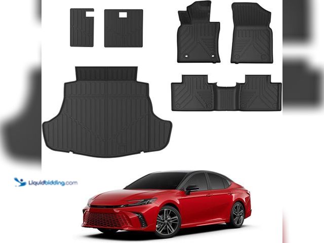 Lot 49-5543379 - Floor Mats Compatible with 2025 2026 Toyota Camry (Include Hybrid) Cargo Mat Trunk Mat Cargo Liner B...